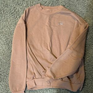 ALO Yoga Accolade Crewneck Sweater in Toasted Almond